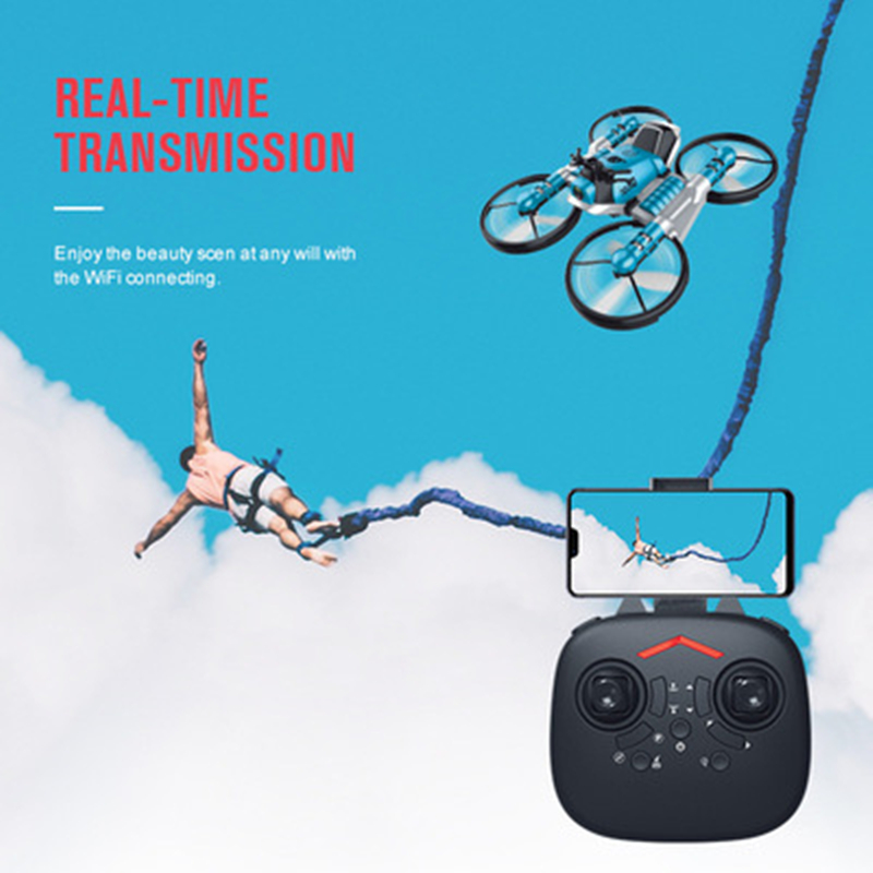 Drone Rc Land - Land And Air Deformation Folding RC