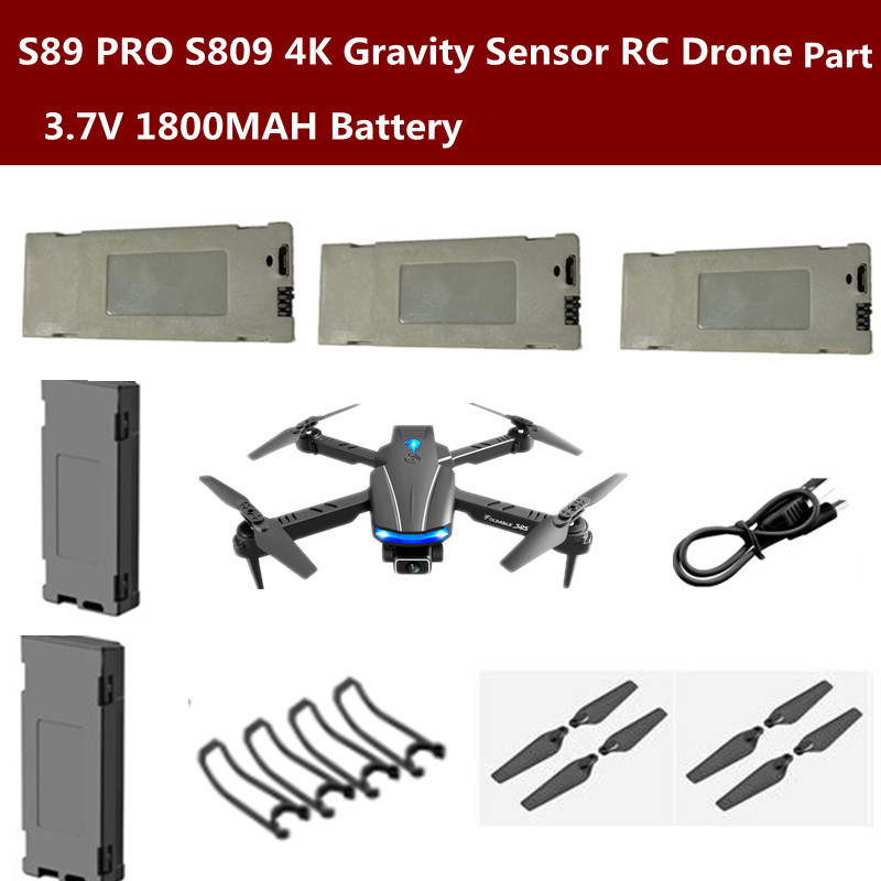 Drone Smart Rc - S89 PRO S809 4K Smart Hover