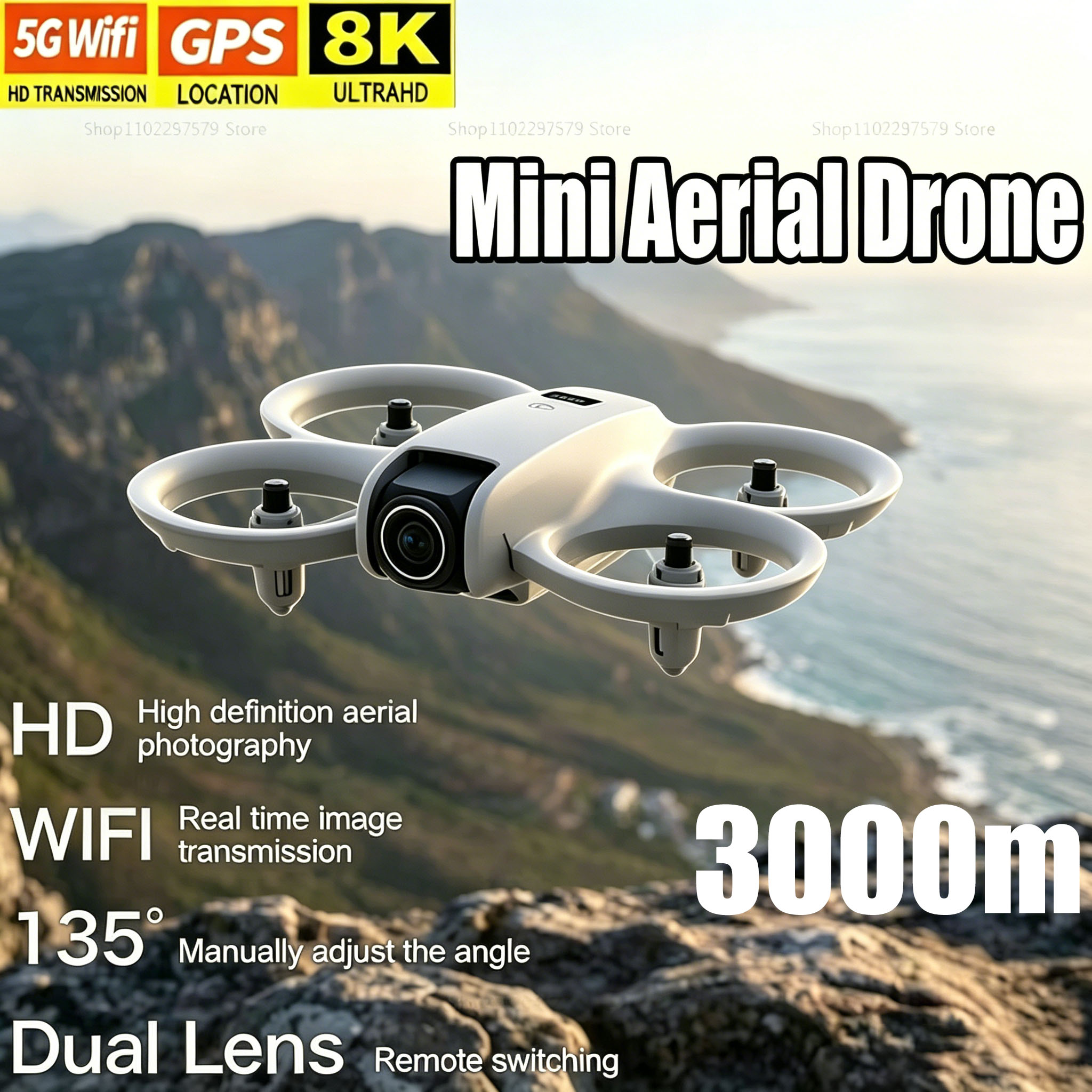 Drone Rc Land - Mini Drone with 8K HD Camera