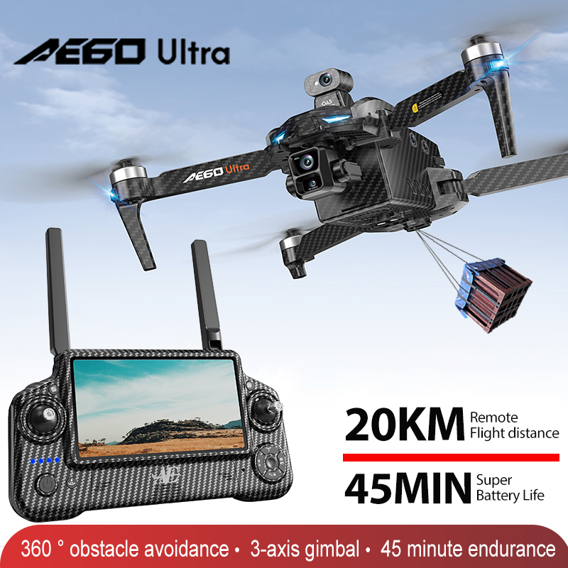 Drone Rc Helicopter With Camera - AE60 GPS Drone Professional 8K Camera