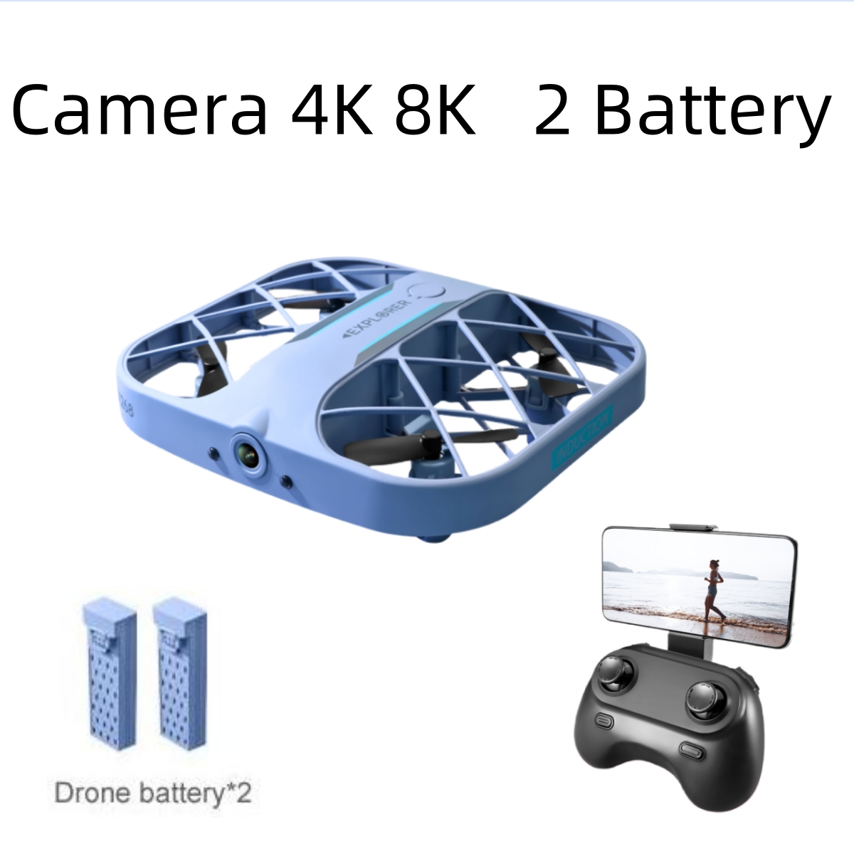 Drone Rc Helicopter With Camera - JJRC H107 FPV RC Drone with