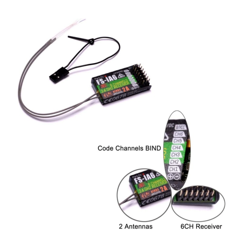 Flysky FS-IA6 Receiver 6CH Dua - Fpv Antenna Receiver review and price