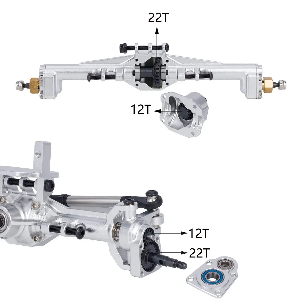 Aluminum CNC Portal Axles +10m - Rc Car Body Shell review and price