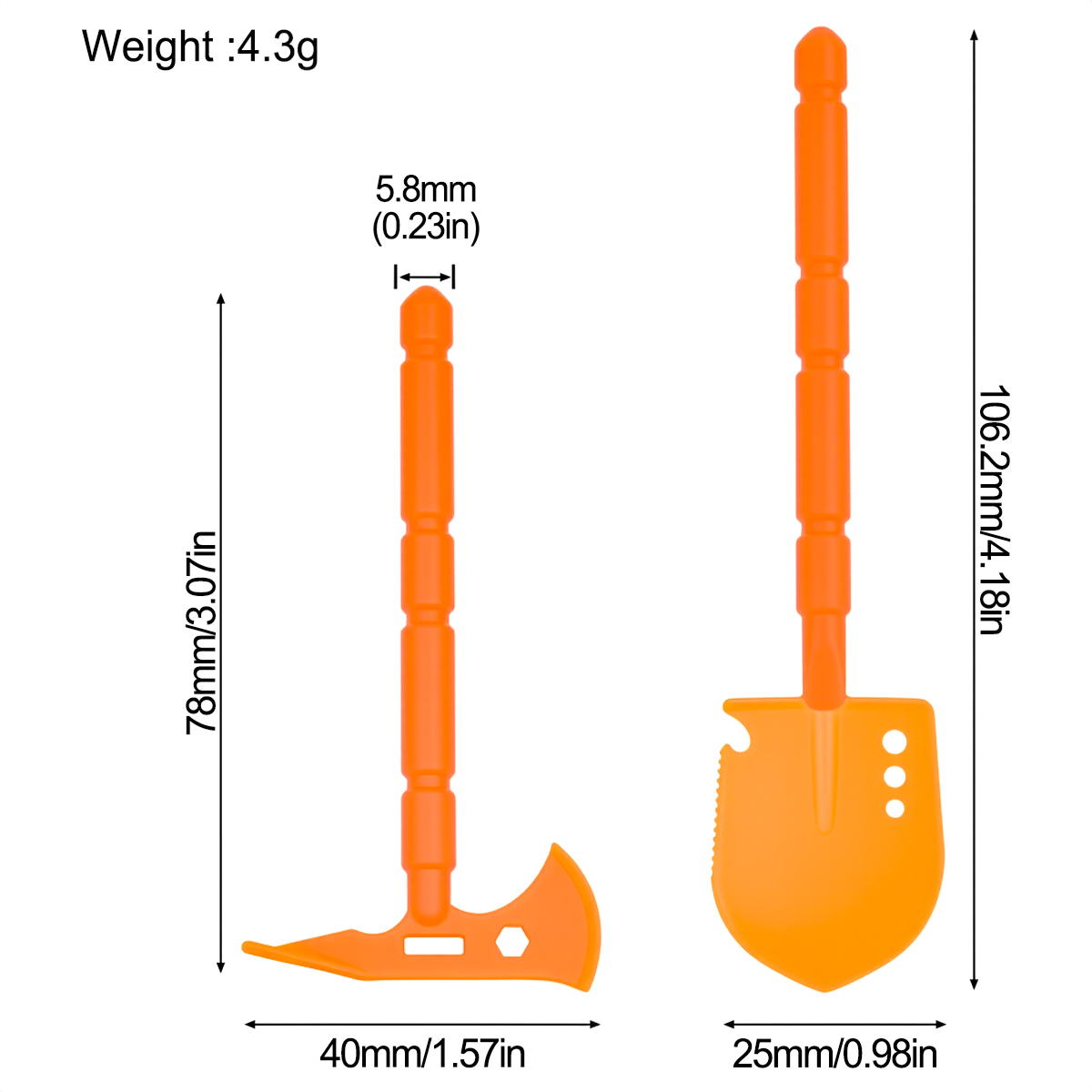 Simulated Plastic Shovel Picka - Rc Car Body Shell review and price