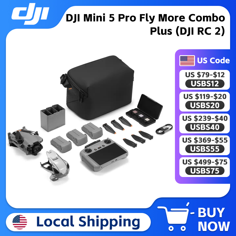 DJI Mini 5 Pro Fly More Combo  - Drone Dji Rc Plus 2 review and price