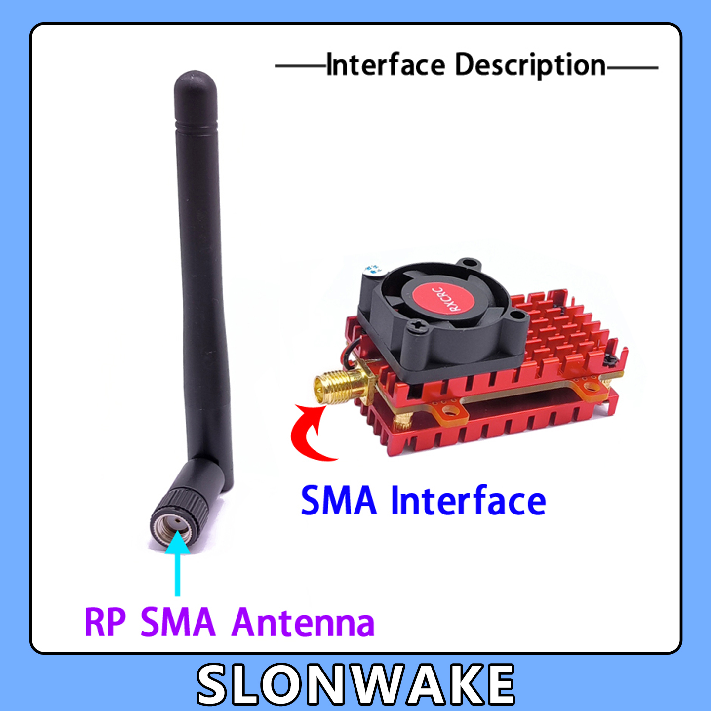 SLONWAKE 5.8G 2W VTX FPV 1800T - Drone Kf Rc review and price