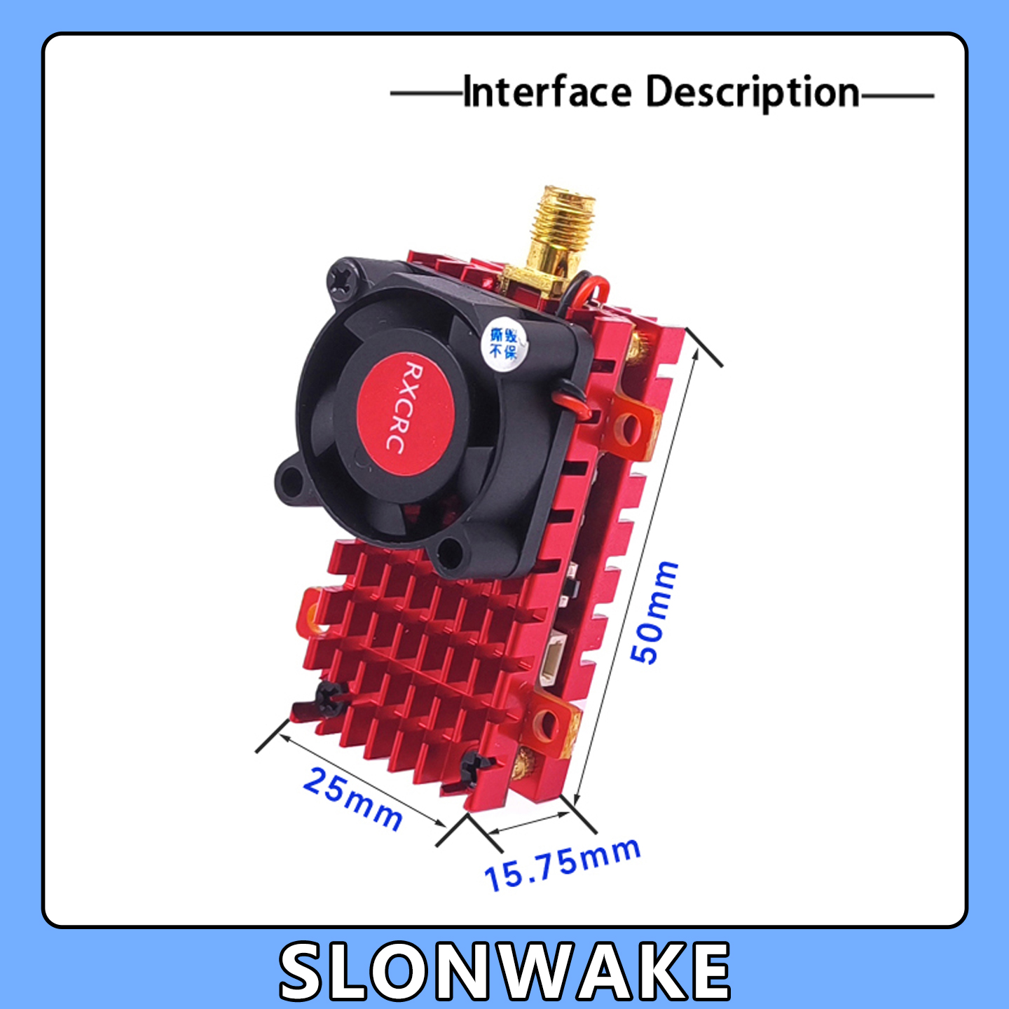 SLONWAKE 5.8G 2W VTX FPV 1800T - Drone Kf Rc review and price