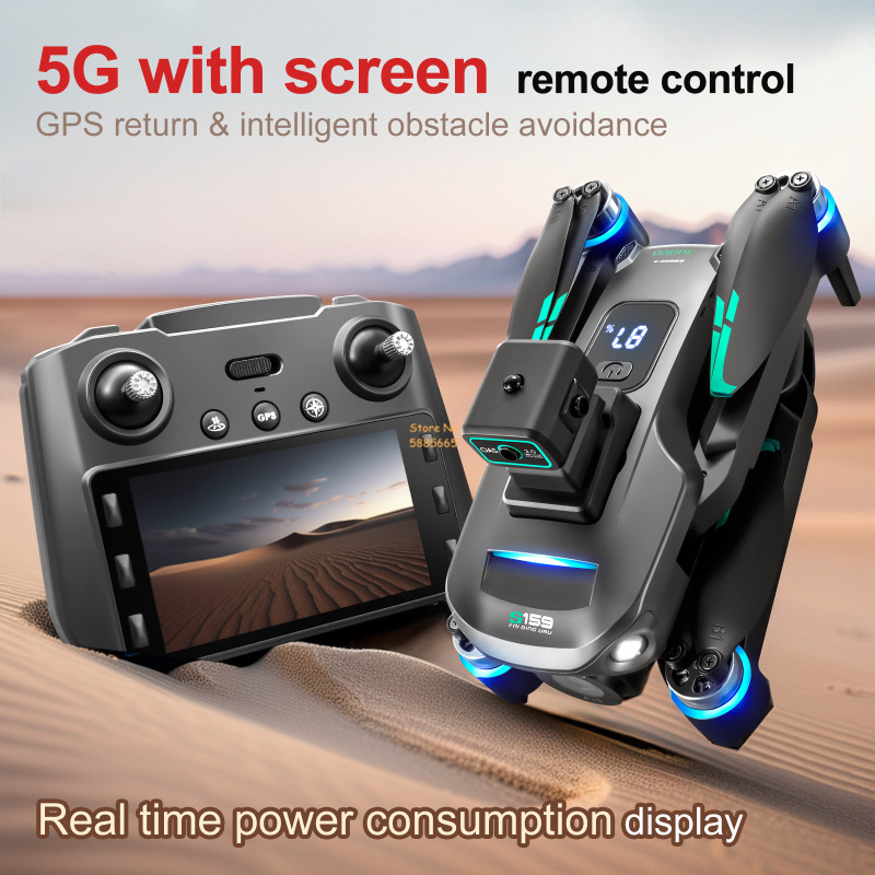 8K Dual Camera 5G WIFI FPV Rem - Drone Rc Helicopter With Camera review and price