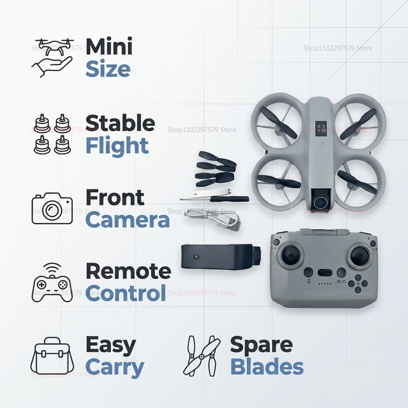 Mini Drone with 8K HD Camera F - Drone Rc Land review and price