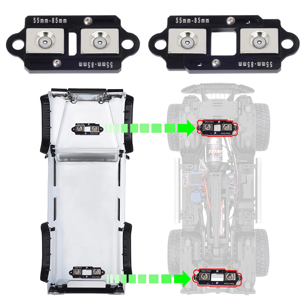 4PCS 55-85mm Adjustable Magnet - Rc Car Body Shell review and price