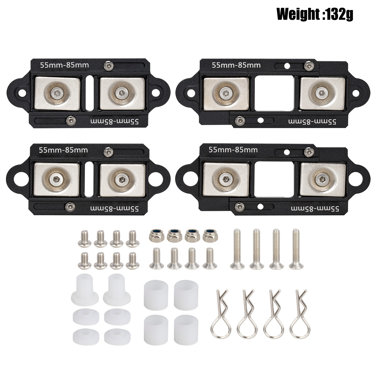 4PCS 55-85mm Adjustable Magnet - Rc Car Body Shell review and price