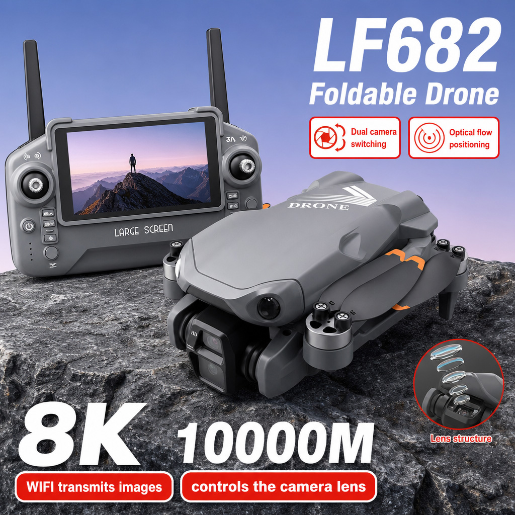 Aerial Photo LF682 Drone 8K HD - Drone Kf Rc review and price