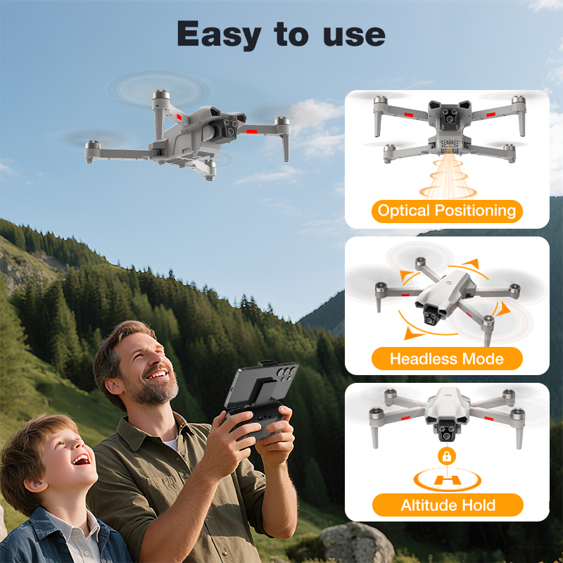 NEW Hot L017 Pro Drone Brushle - Drone Rc Land review and price