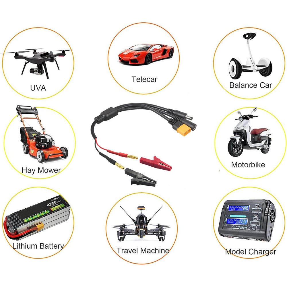 5-in-1 XT60 to 4mm Banana Plug - Drone Smart Rc review and price